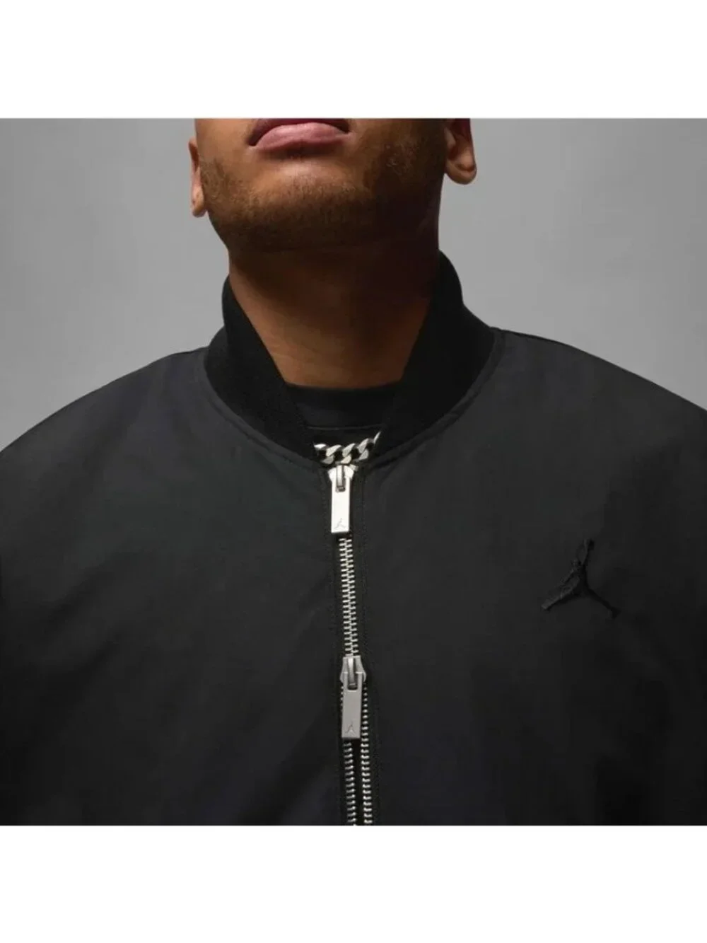 Air Jordan Renegade Full Zip Bomber Jacket Size 2XL Men Black FV7267-010